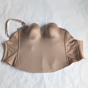 Fine Line Nude Longline Bustier 32E - One Strap Missing
